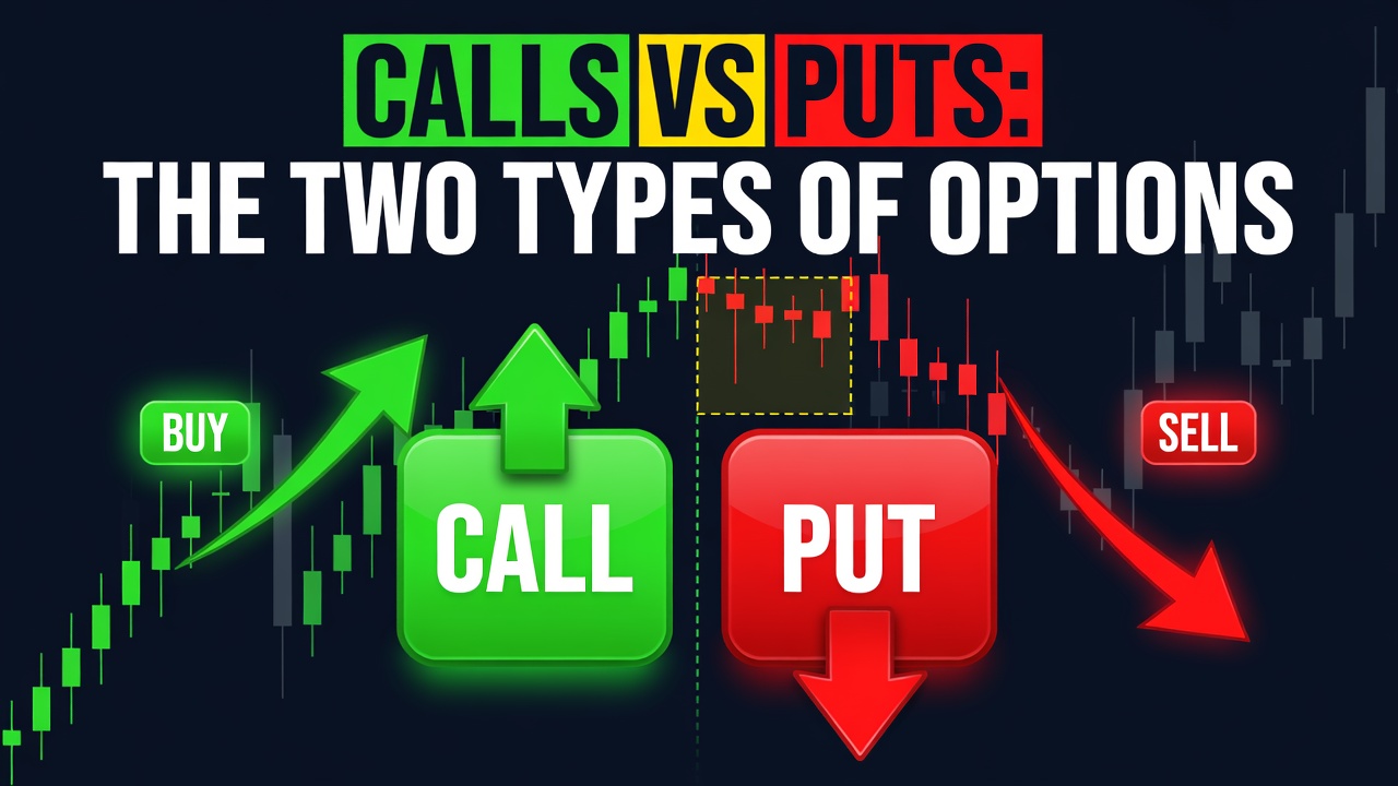 Calls vs Puts: The Two Types of Options Explained simply