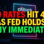 CD Rates Hit 4% as Fed Holds: My Immediate Read for Traders, July 29, 2026