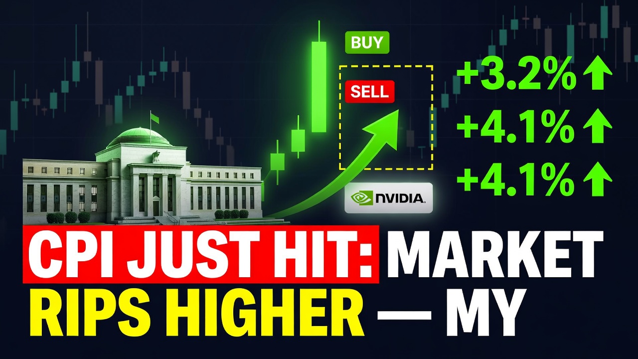 CPI Just Hit: Market Rips Higher — My Immediate Take for Traders, July 14, 2026