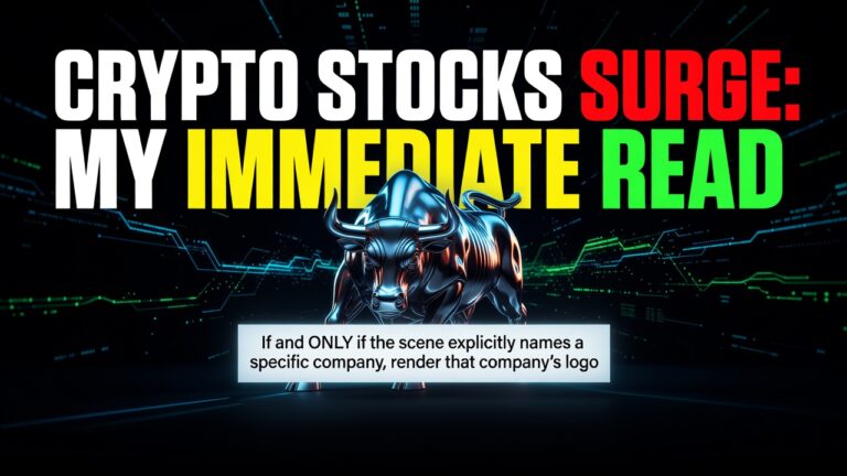 Crypto Stocks Surge: My Immediate Read — July 27, 2026