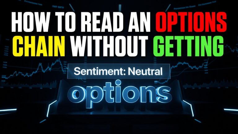 How to Read an Options Chain Without Getting Overwhelmed