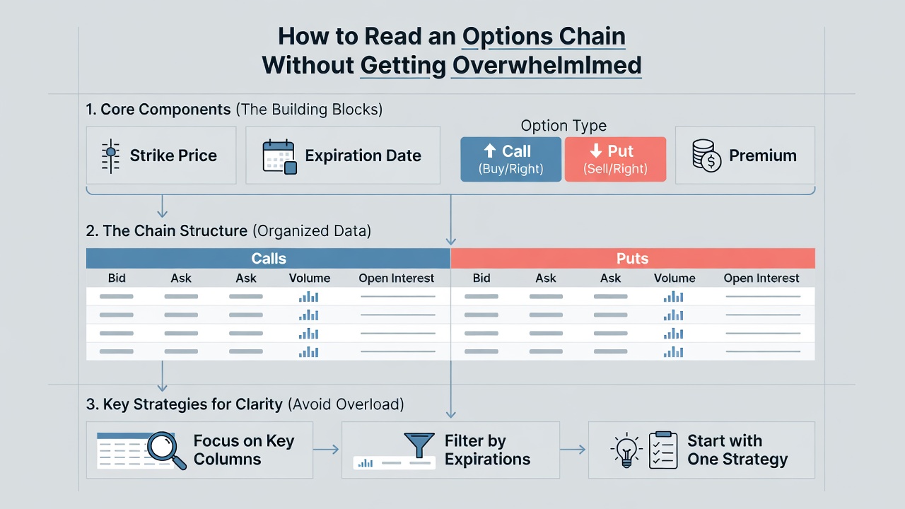 How to Read an Options Chain Without Getting Overwhelmed