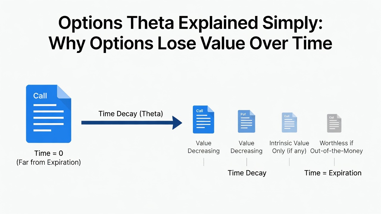 Options Theta Explained Simply: Why Options Lose Value Over Time
