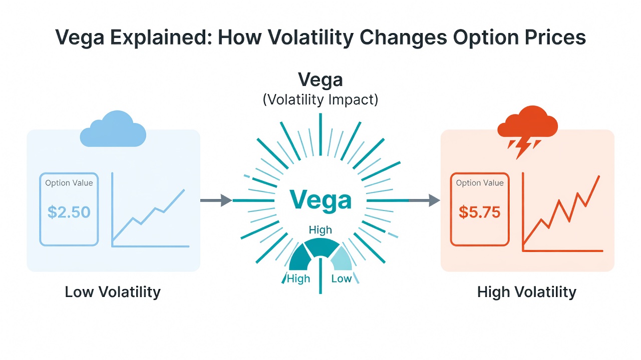 Vega Explained: How Volatility Changes Option Prices