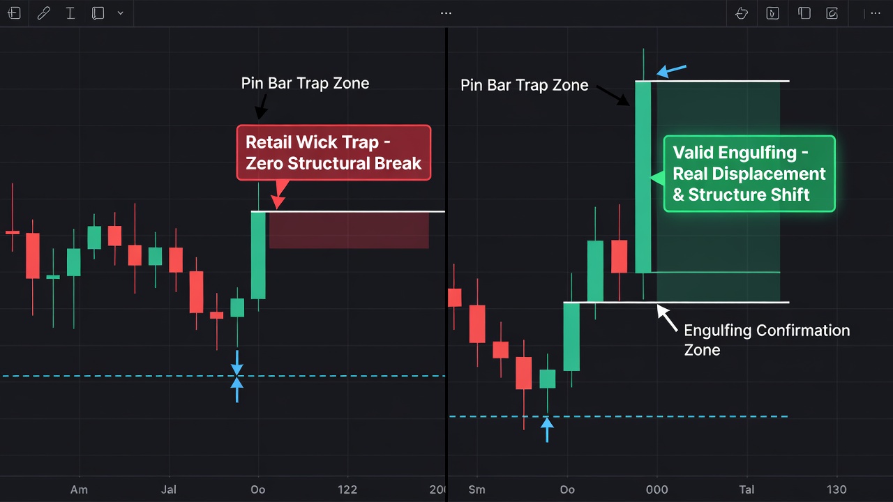 Pin Bars vs Engulfing Candles: Stop Trading Wicks and Pick the Winner