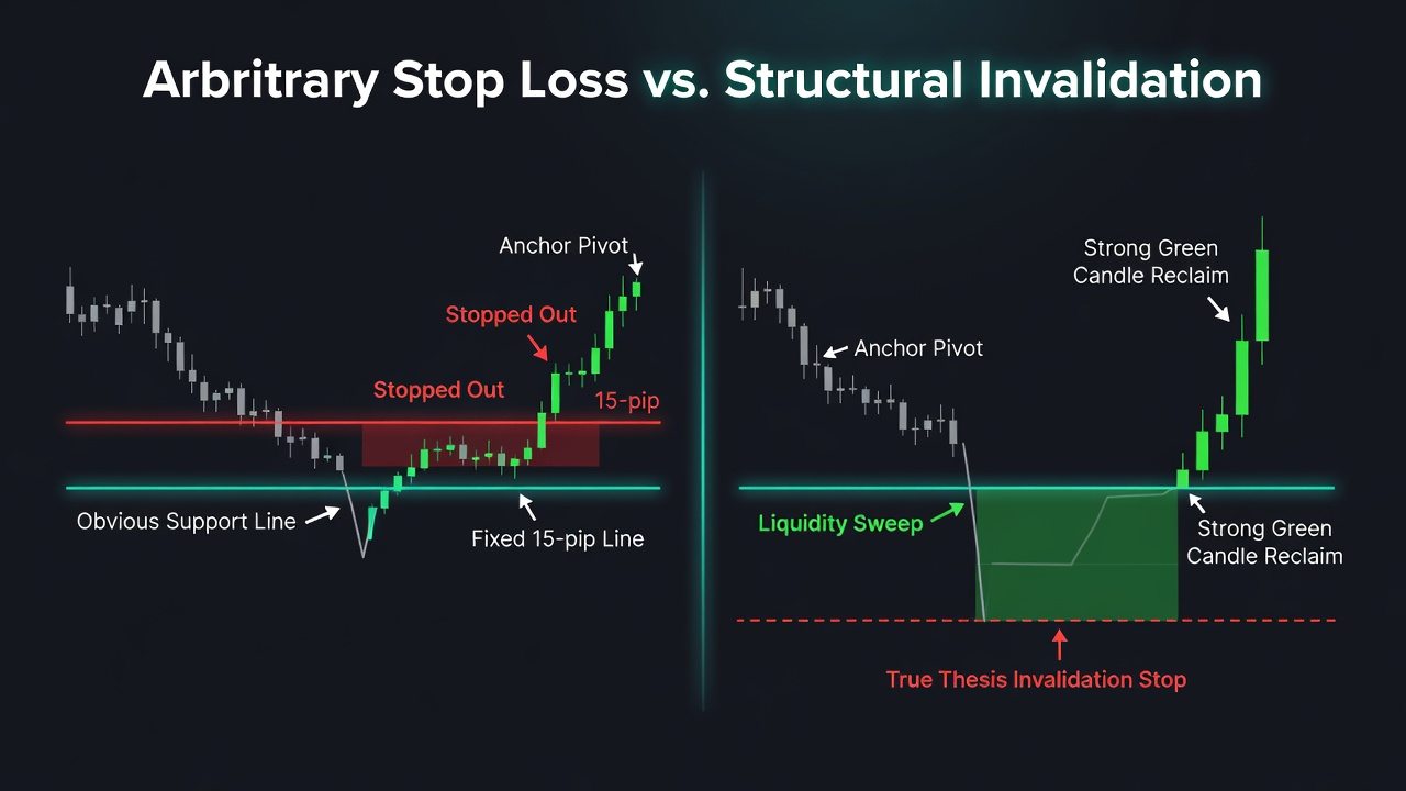 Stop Placing Fixed Stops: How Price Action Fixes Bad Exits