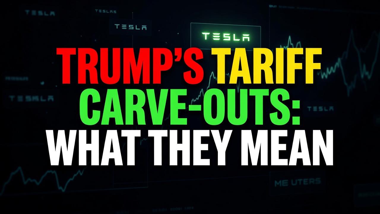 Trump's Tariff Carve-Outs: What They Mean for Traders Right Now, July 30, 2026