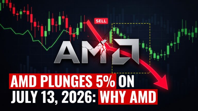 AMD PLUNGES 5% on July 13, 2026: Why AMD Just Broke Down