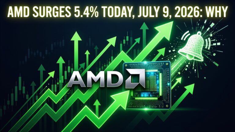 AMD Surges 5.4% Today, July 9, 2026: Why This Move Just Broke My Alerts