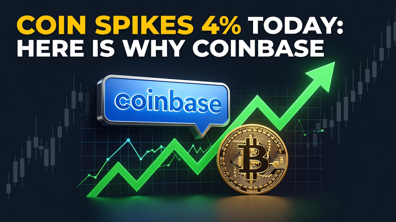 COIN Spikes 4% Today: Here Is Why Coinbase Is Surging July 10, 2026
