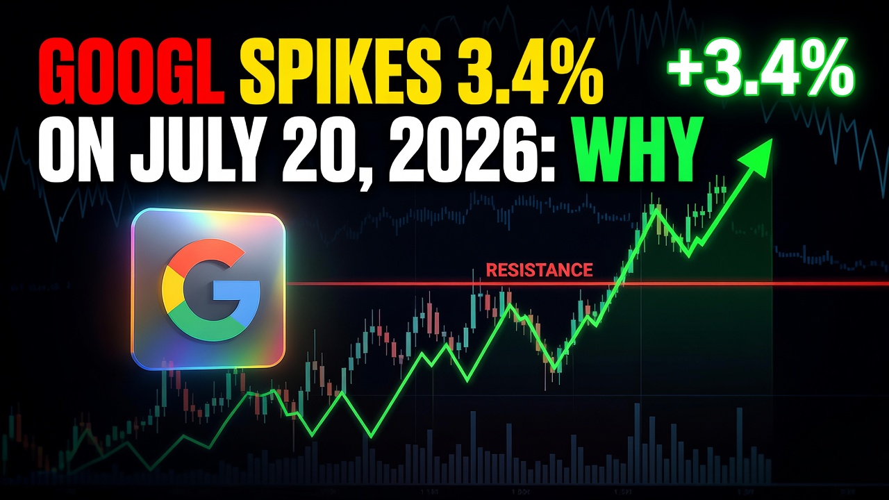 GOOGL Spikes 3.4% on July 20, 2026: Why Alphabet Just Blew Past Resistance