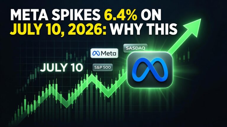 META Spikes 6.4% on July 10, 2026: Why This Surge Is Just the Start