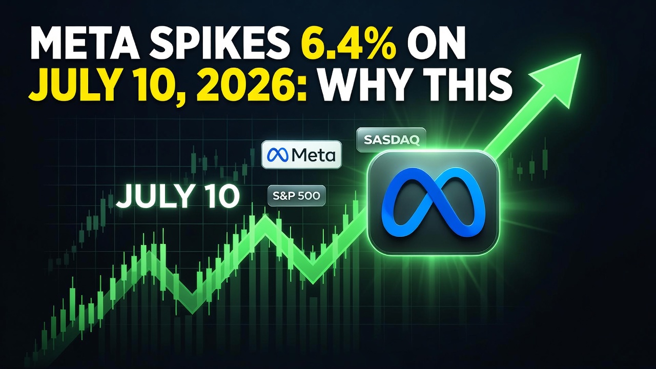 META Spikes 6.4% on July 10, 2026: Why This Surge Is Just the Start