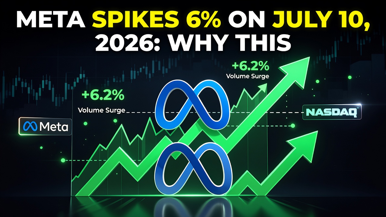 META Spikes 6% on July 10, 2026: Why This Surge Is Not a Fakeout