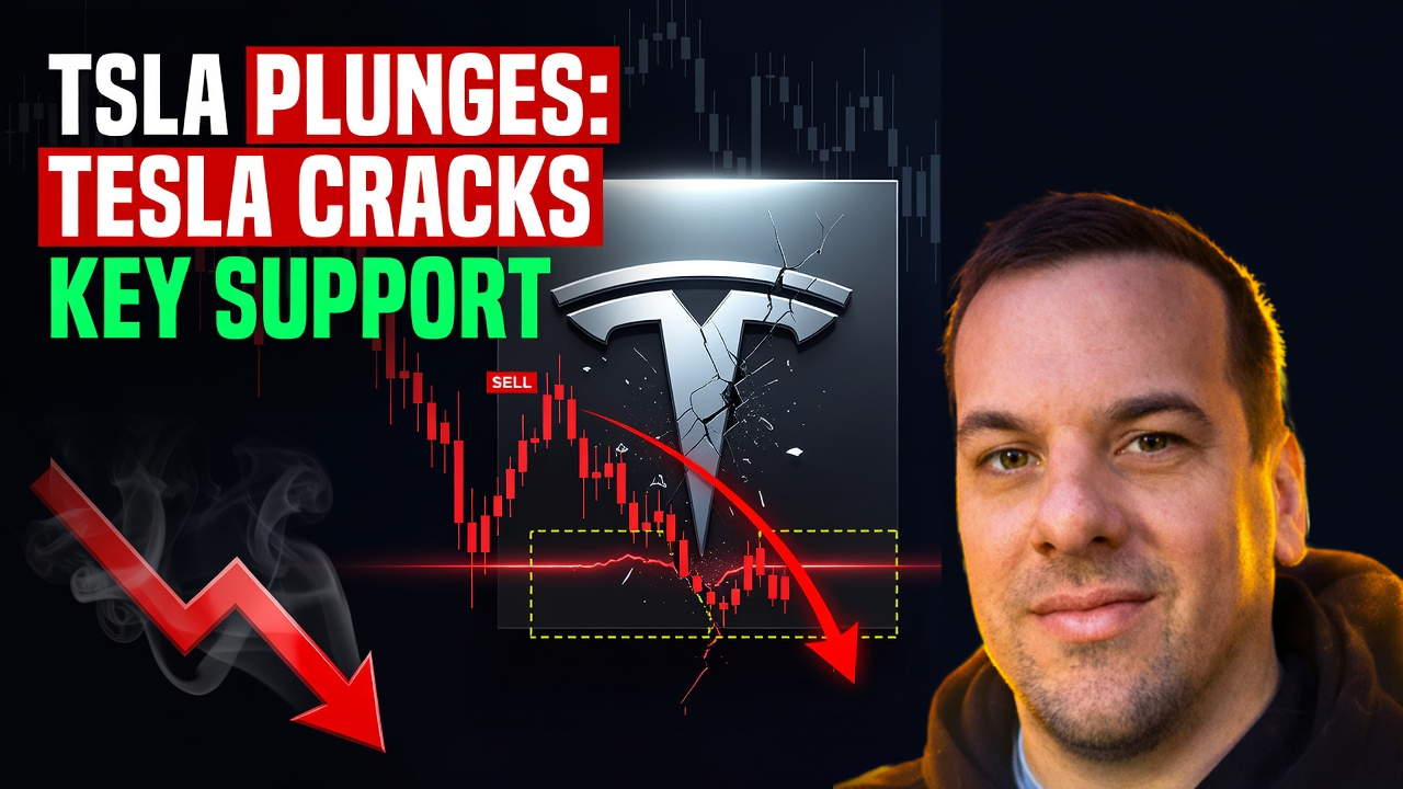 TSLA PLUNGES: Tesla Cracks Key Support on July 13, 2026—Get Out Now