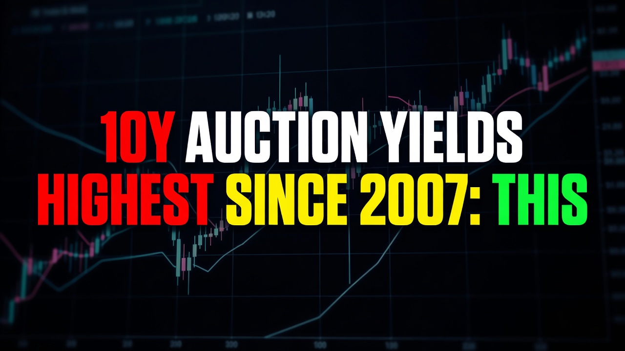 10Y Auction Yields Highest Since 2007: This Changes Everything, August 12, 2026