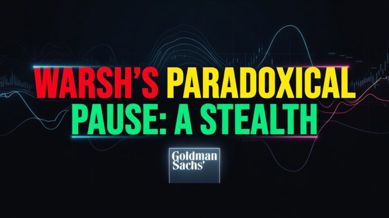 Warsh's Paradoxical Pause: A Stealth Tightening August 3, 2026