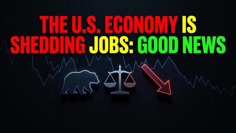 The U.S. Economy is Shedding Jobs: Good News for Stocks. August 10, 2026