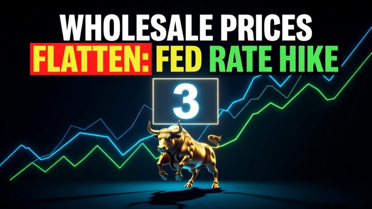 Wholesale Prices Flatten: Fed Rate Hike in Doubt – August 13, 2026