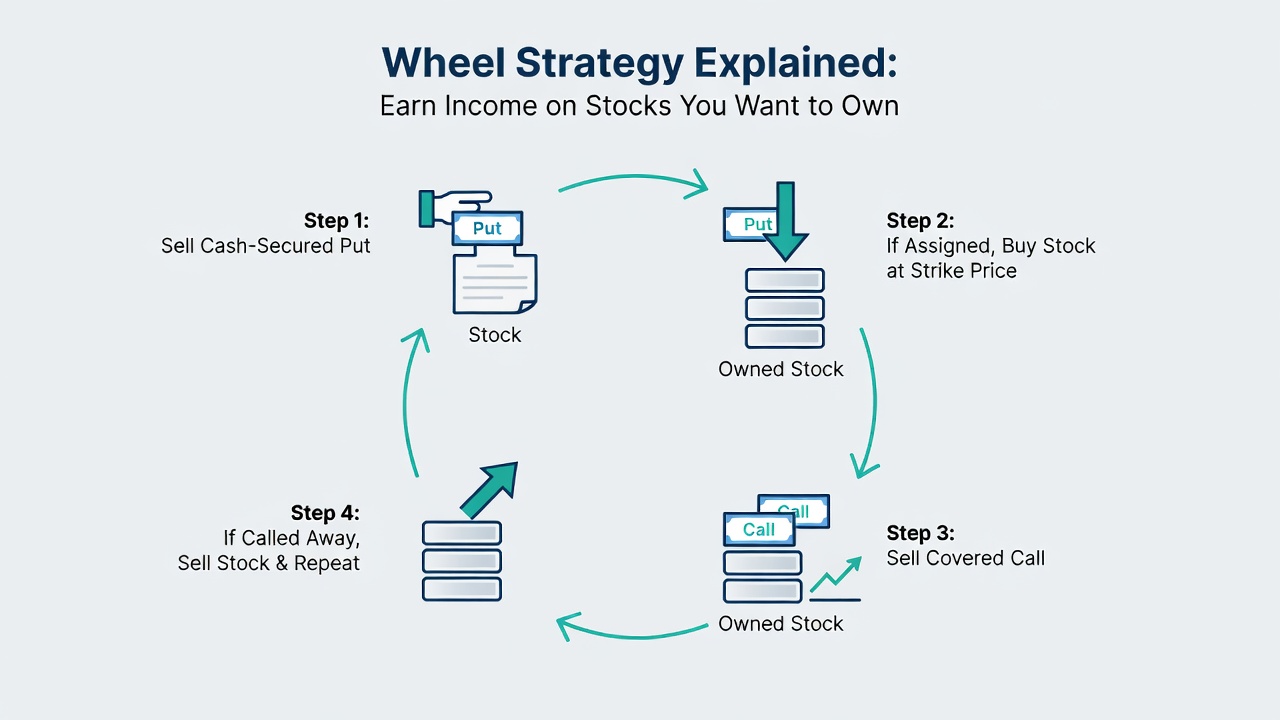 Wheel Strategy Explained: Earn Income on Stocks You Want to Own