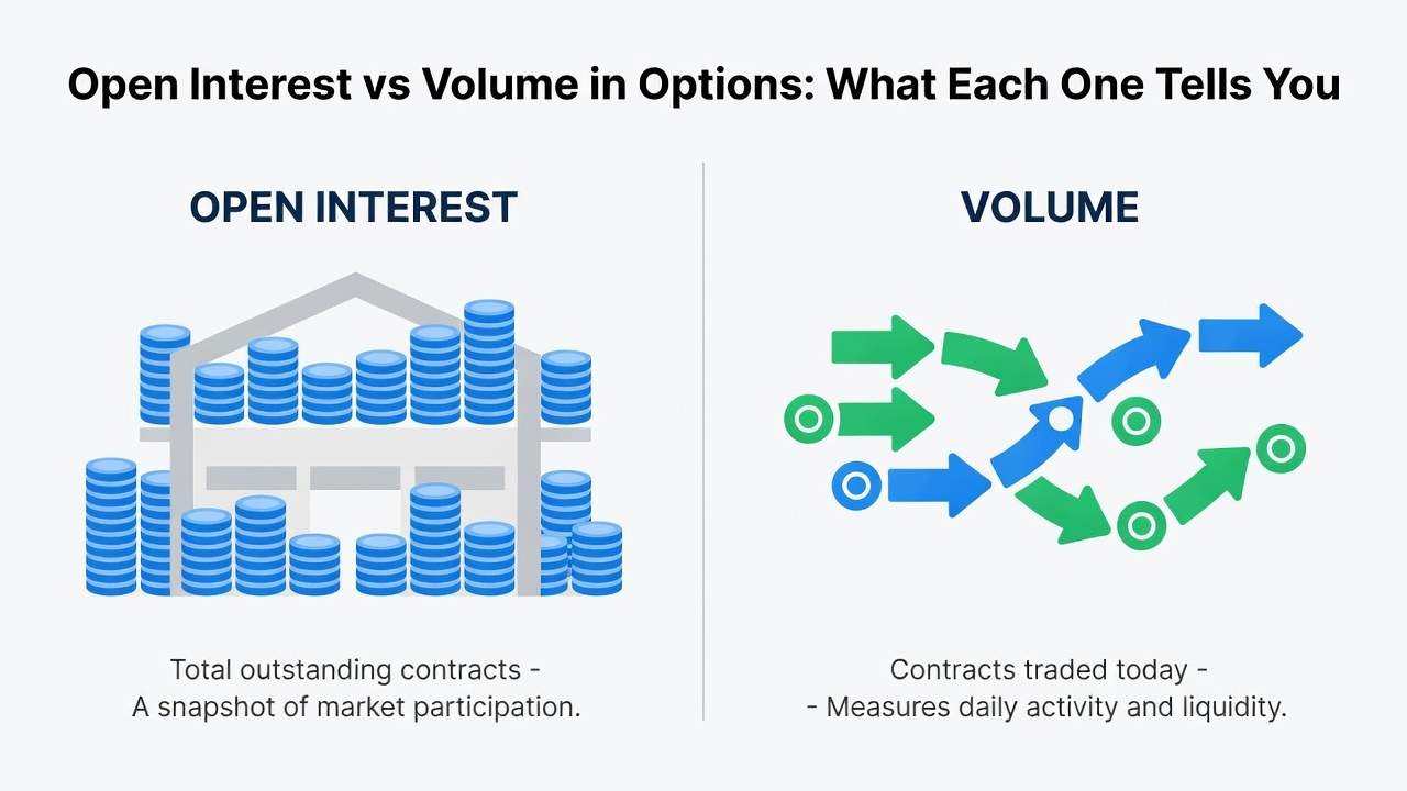 Open Interest vs Volume in Options: What Each One Tells You