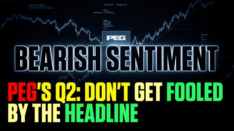 PEG's Q2: Don't Get Fooled By The Headline - August 6, 2026
