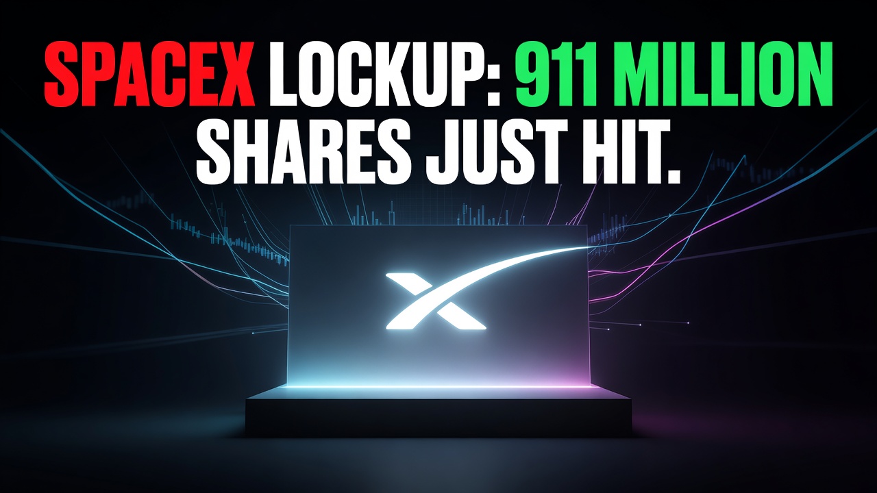 SpaceX Lockup: 911 Million Shares Just Hit. Brace Yourself, August 6, 2026