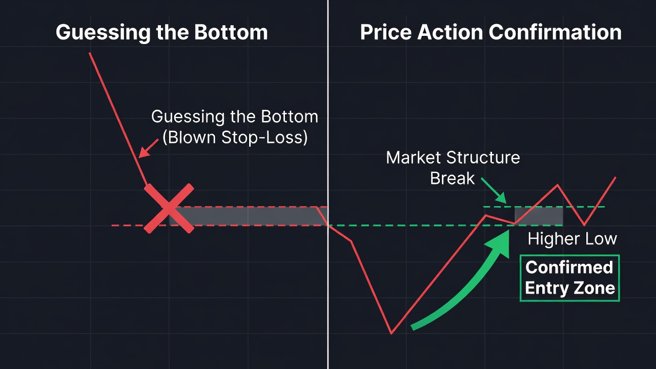 Stop Catching Falling Knives: Let Price Action Confirm Reversals