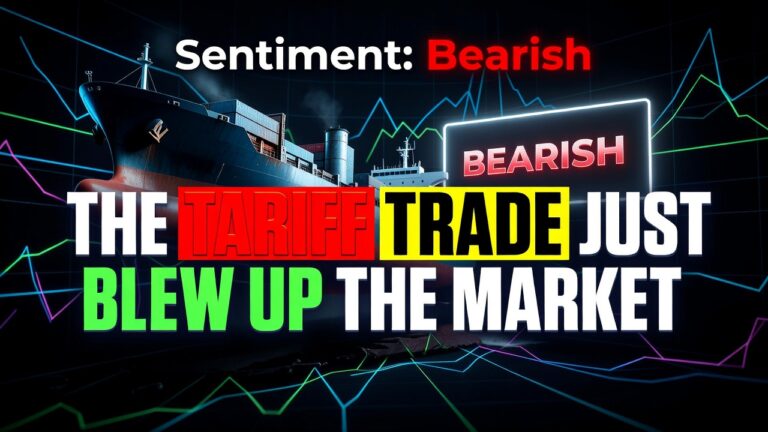 The Tariff Trade Just Blew Up the Market — Here's My Read, August 5, 2026