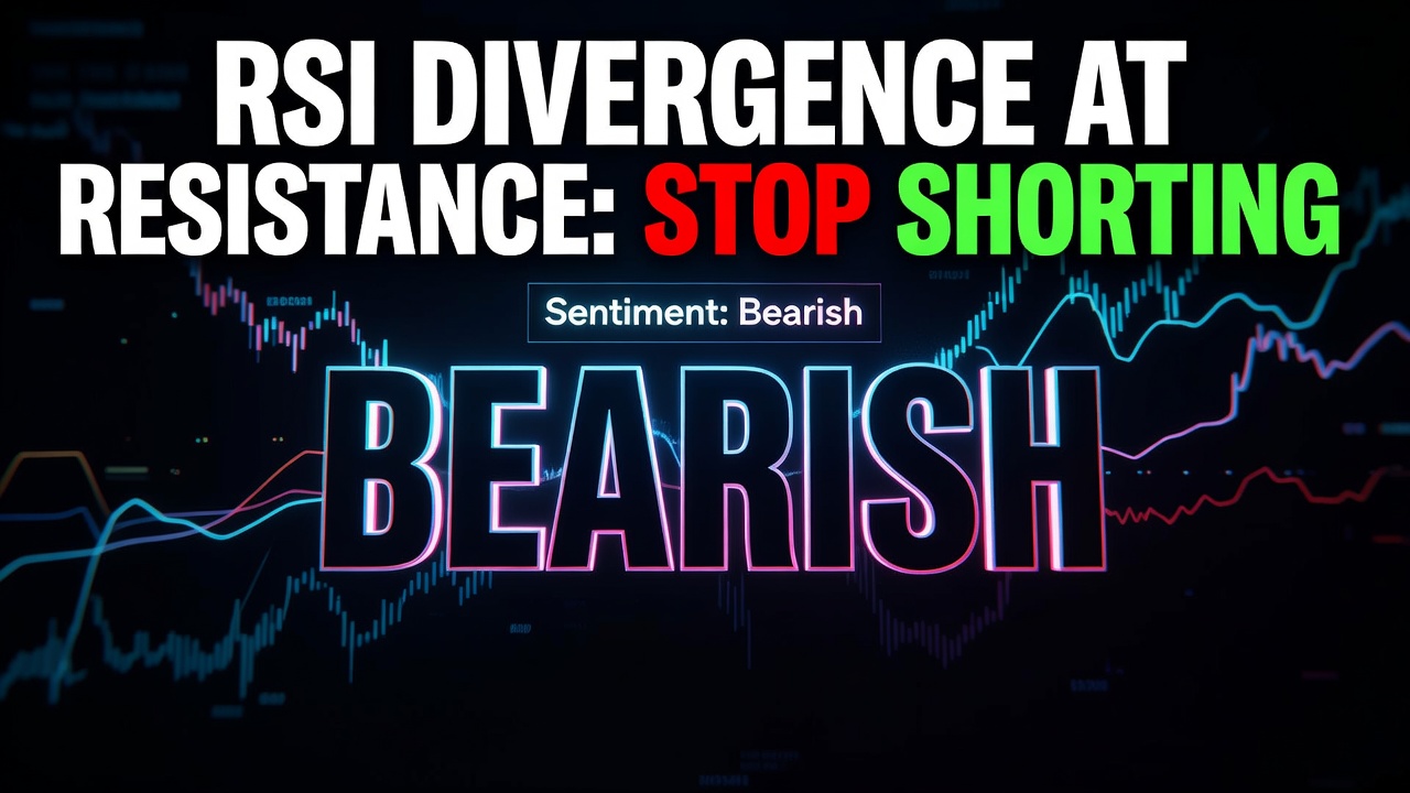 RSI Divergence at Resistance: Stop Shorting Without Structure