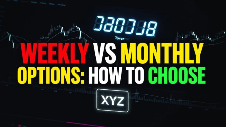 Weekly vs Monthly Options: How to Choose the Right Expiration