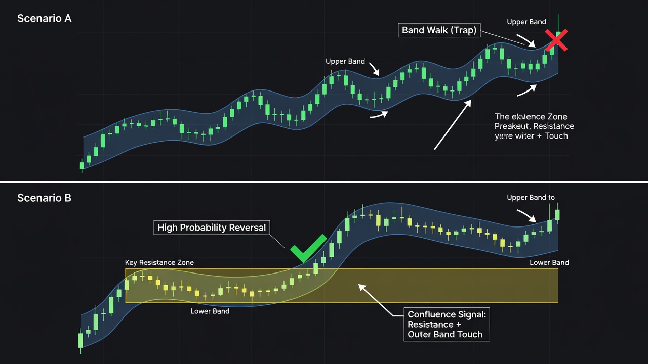 Why Bollinger Bands Fail Unless Paired With Key Price Levels