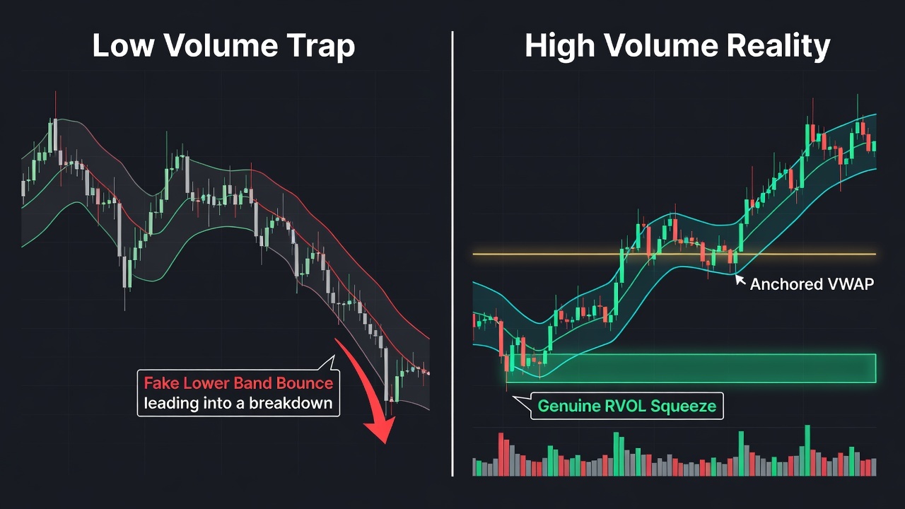 Why Bollinger Bands Lie to You in Low-Volume Stocks