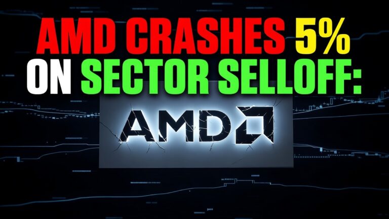 AMD Crashes 5% on Sector Selloff: August 18, 2026