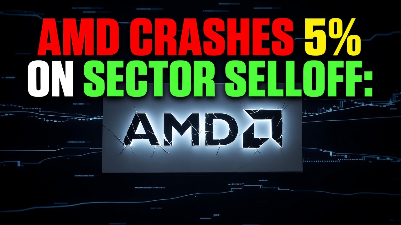 AMD Crashes 5% on Sector Selloff: August 18, 2026