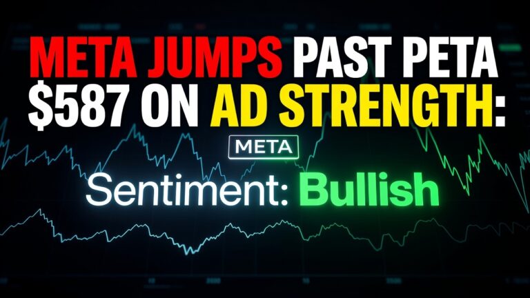 META Jumps Past $587 on Ad Strength: August 26, 2026