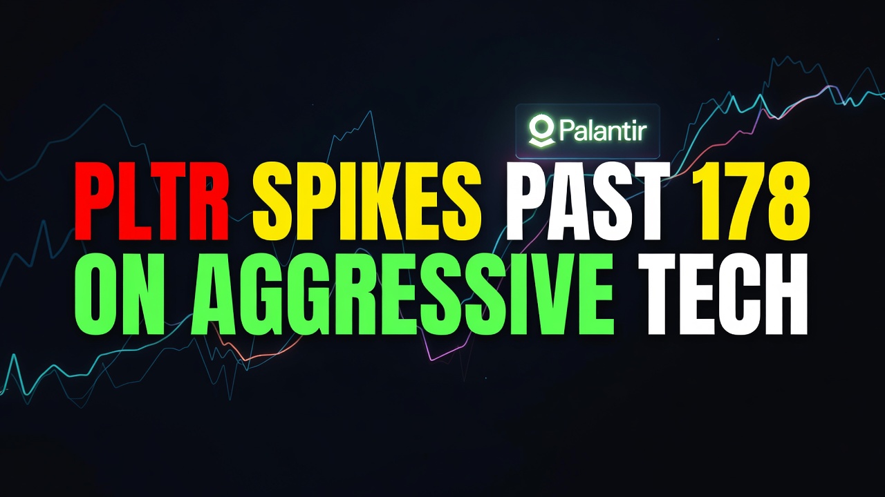 PLTR Spikes Past 178 on Aggressive Tech Buying — August 10, 2026