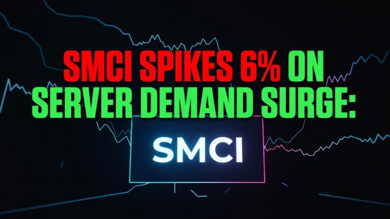SMCI Spikes 6% on Server Demand Surge: August 25, 2026