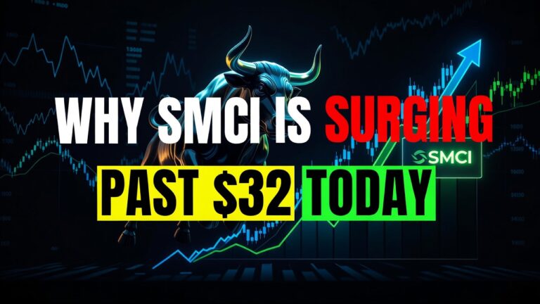 Why SMCI Is Surging Past $32 Today - August 10, 2026