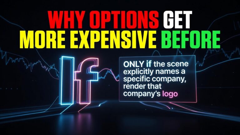 Why Options Get More Expensive Before Earnings (IV Crush)