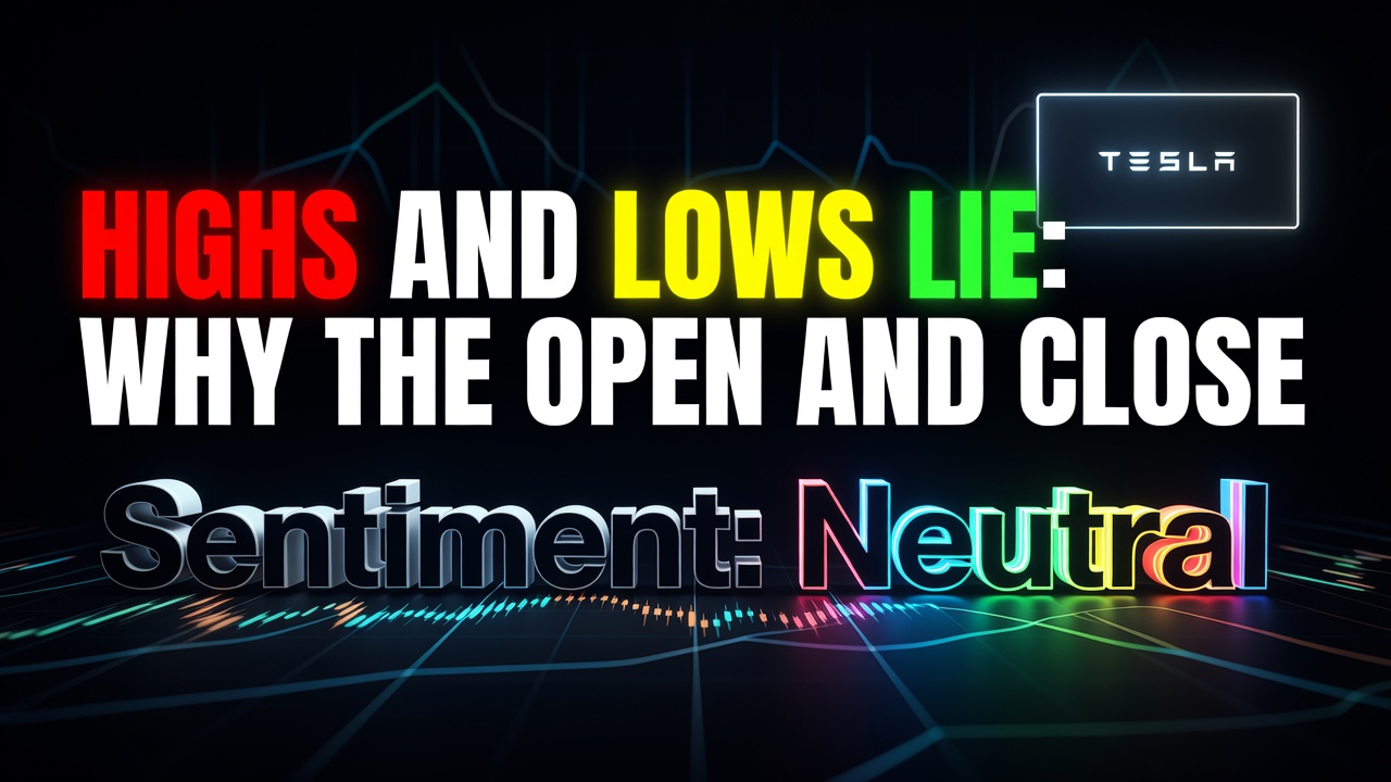 Highs and Lows Lie: Why the Open and Close Rule the Market