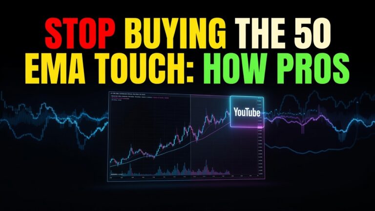 Stop Buying the 50 EMA Touch: How Pros Actually Trade Dynamic Support