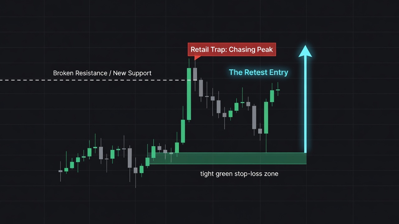Stop Chasing Breakouts: Wait for the Retest Instead