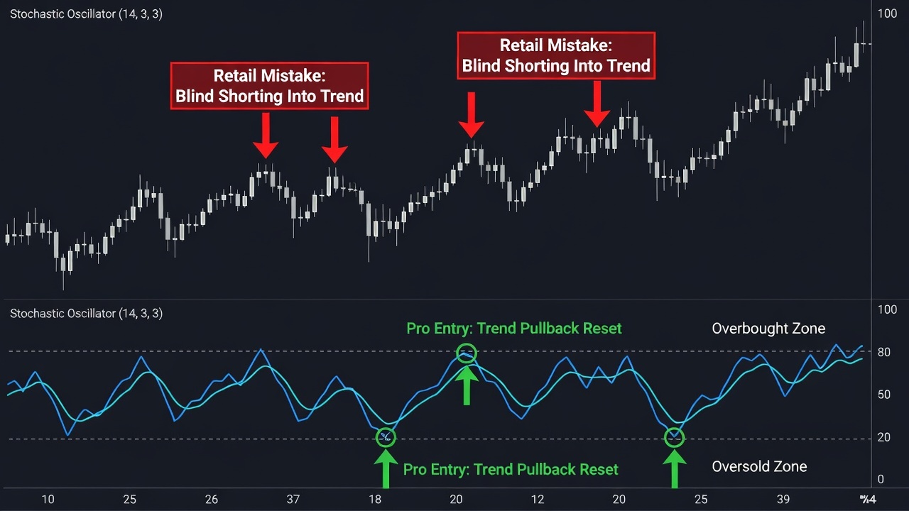 The Stochastic Oscillator Trap: Why 80 Is Never a Sell Signal