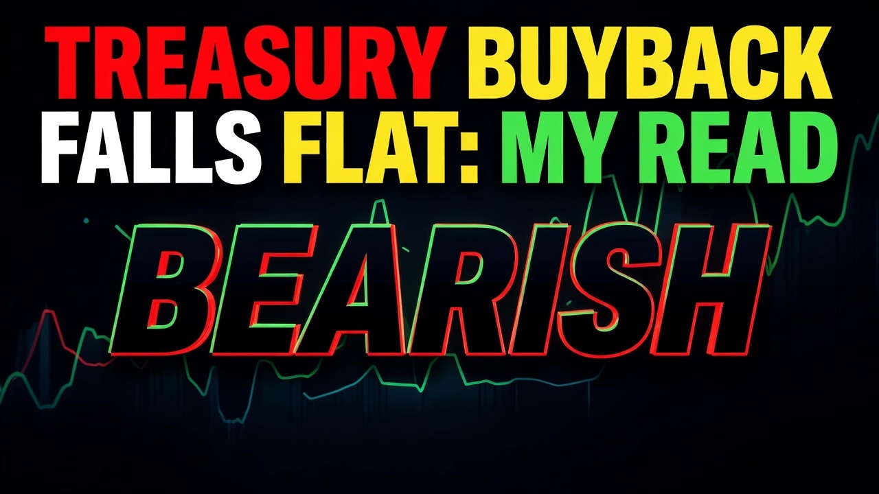 Treasury Buyback Falls Flat: My Read on Yields Today, September 9, 2026