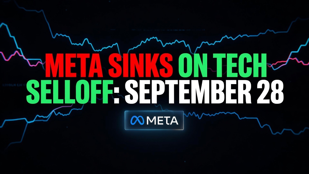META Sinks on Tech Selloff: September 28, 2026 Alert