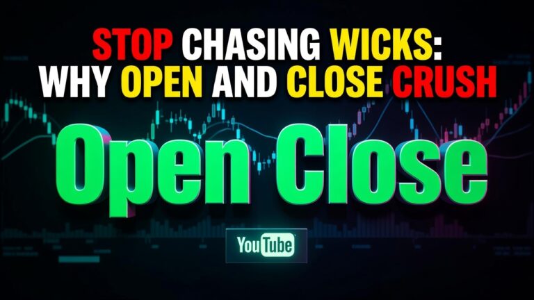 Stop Chasing Wicks: Why Open and Close Crush Highs and Lows