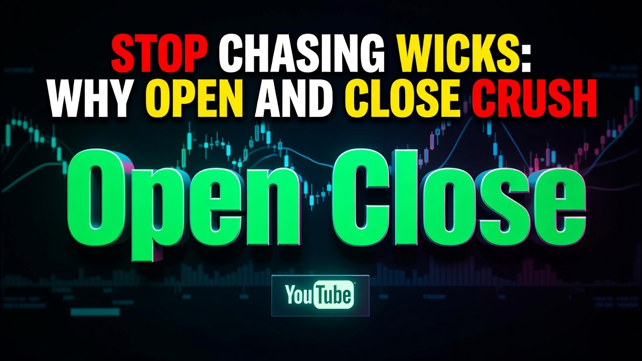 Stop Chasing Wicks: Why Open and Close Crush Highs and Lows