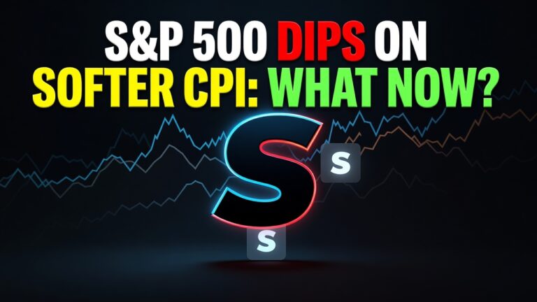 S&P 500 Dips on Softer CPI: What Now? October 1, 2026