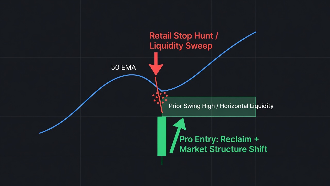 Stop Buying the 50 EMA: How Real Traders Trade Dynamic Support